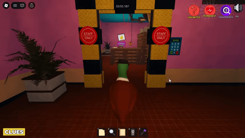 The Chocolate Factory computer displays the encrypted Candy Farm access code.